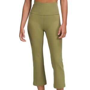 Lululemon Groove Super-High-Rise Crop 23" Bronze Green Women's Size 2 NWT